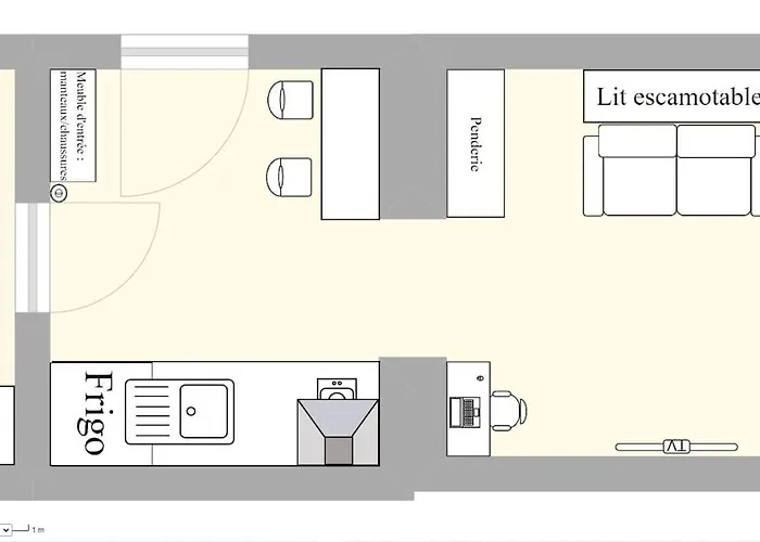 Apartmán Au Calme En Ville, Sans Vis A Vis Et Climatise